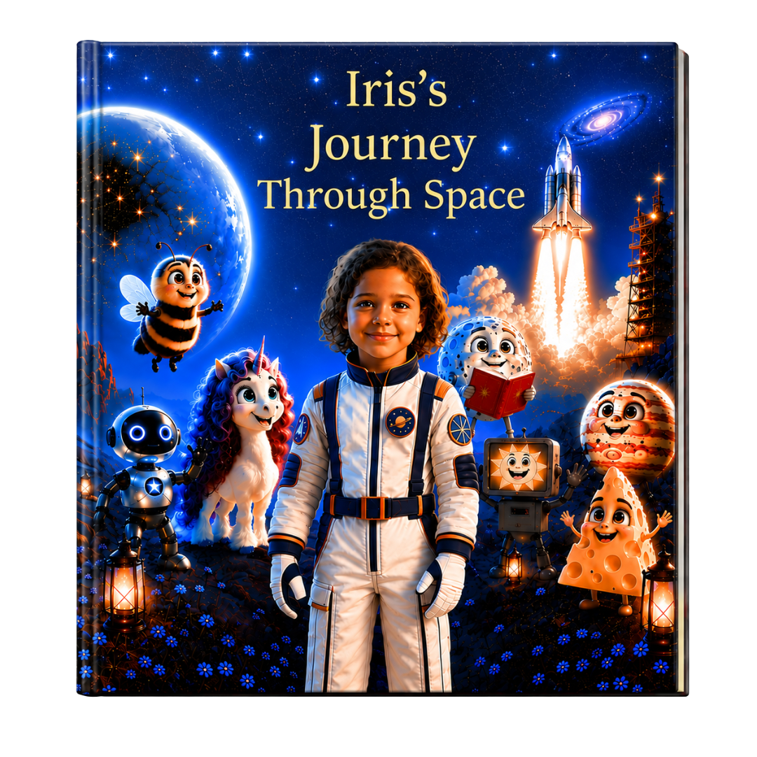 A Journey Through Space - Personalised Hardcover Book