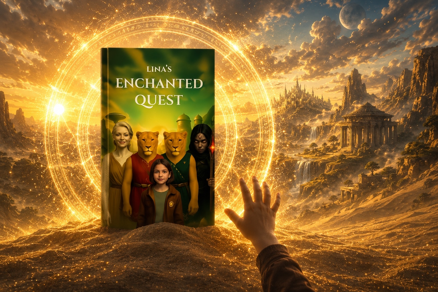 Enchanted Quest hero scene